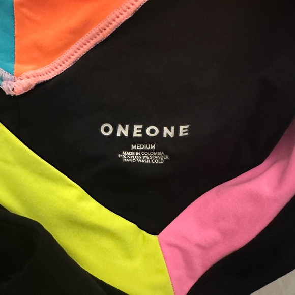 Oneone Black Bikini Set - Size M (bottoms are extra coverage) - Picture 3 of 4
